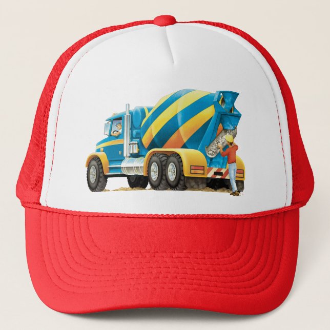 Concrete or Cement Mixer Hat (Front)