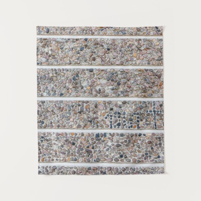 Concrete pebbles wall tapestry (Front)