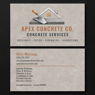 Concrete Professional Business Card