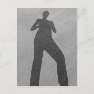 Concrete Shadow by Leslie Peppers Postcard