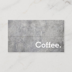 Concrete Simple Loyalty Coffee Punch-Card