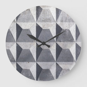Concrete: Simplistic Robust Fence. Large Clock
