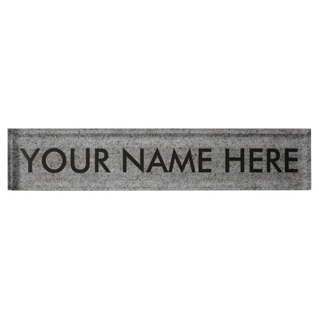 CONCRETE SLAB (architectural texture) ~ Nameplate (Front)