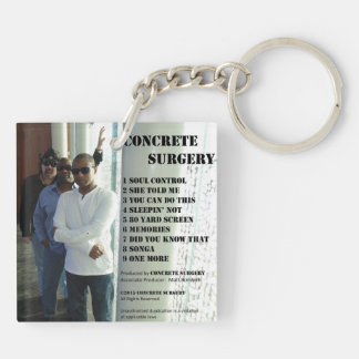 Concrete Surgery “The Second Album” keychain. Key Ring