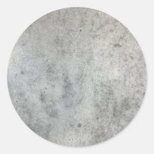 concrete texture classic round sticker