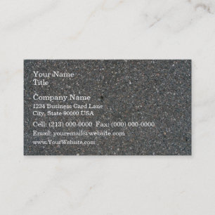 Concrete Texture with Small Stones Business Card