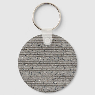 Concrete Tining Grey Cement Sidewalk Key Ring