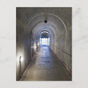 Concrete Tunnel In A Nazi Bunker Postcard