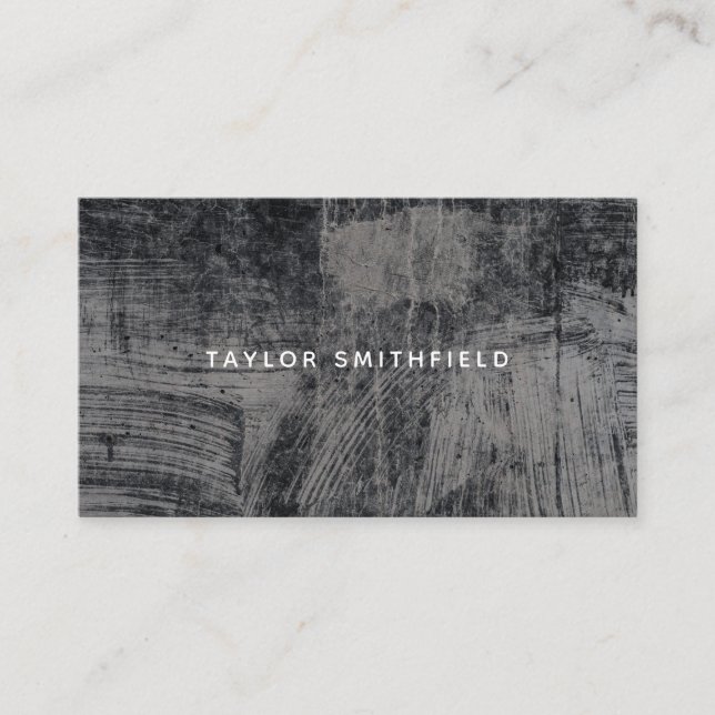 Concrete Vintage Business Card (Front)