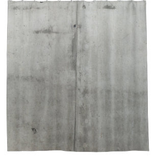 Concrete wall structure texture shower curtain
