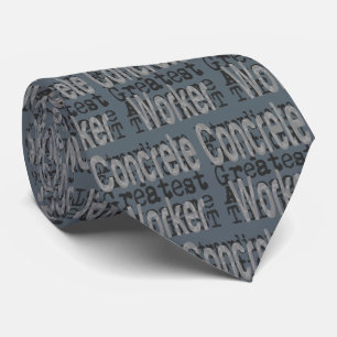 Concrete Worker Extraordinaire Tie
