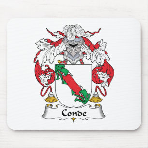 Conde Family Crest Mouse Mat