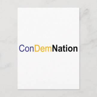 condemnation postcard