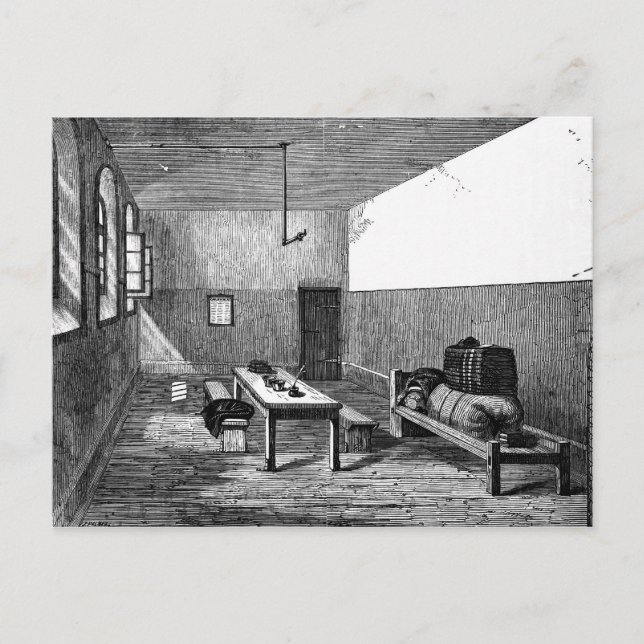 Condemned Cell Newgate Postcard (Front)