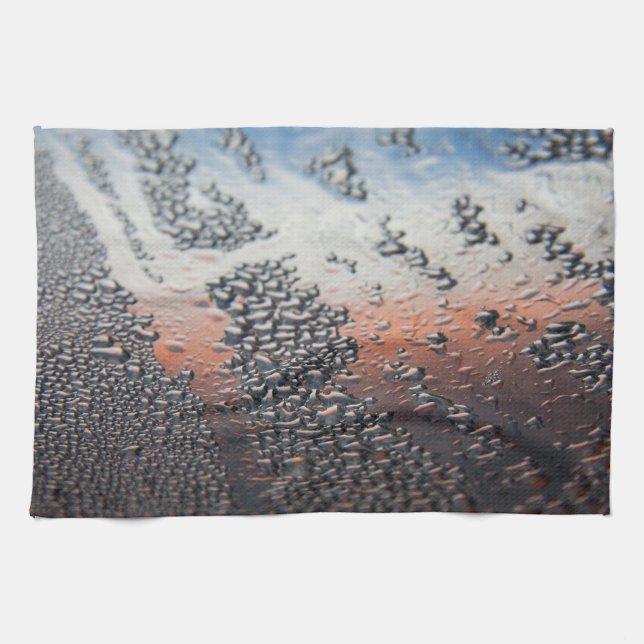 Condensed water drops tea towel (Horizontal)