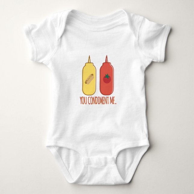Condiment Me Baby Bodysuit (Front)