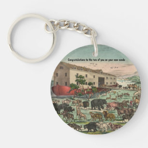Condo like Noah's Ark - Fun Congrats Key Ring
