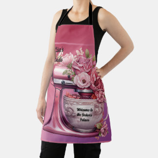 Condo Welcome Baker's Palace Pink Throw Pillow Apron