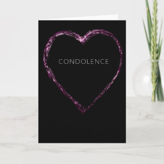 condolence card