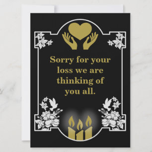 Condolence Support Message