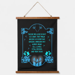 Condolence Support Message Hanging Tapestry