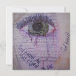 Condolence sympathy card for grief, loss & comfort