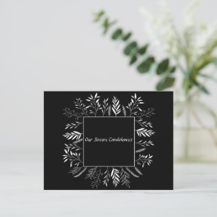 Condolences, Bereavement, Sympathy Holiday Postcard