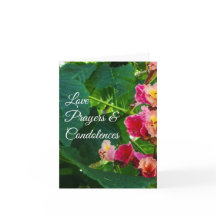 Condolences Card