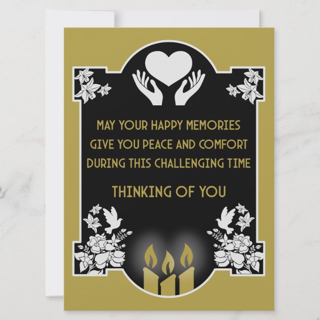 Condolences Messages (Front)