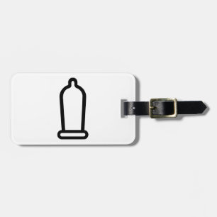 Condom Luggage Tag