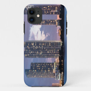 Condominium towers at the waterfront in Miami iPhone 11 Case