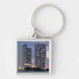 Condominium towers at the waterfront in Miami Key Ring