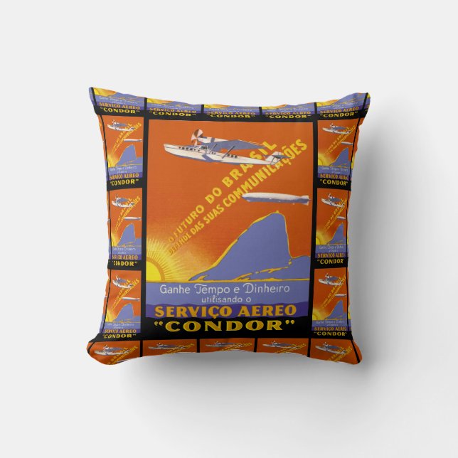 Condor ~ Brazillian Air Service Cushion (Front)