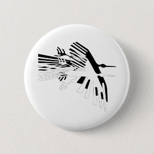 Condor - pair 6 cm round badge