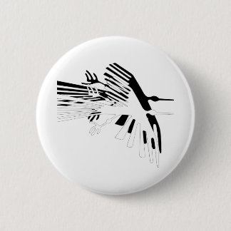 Condor - pair 6 cm round badge