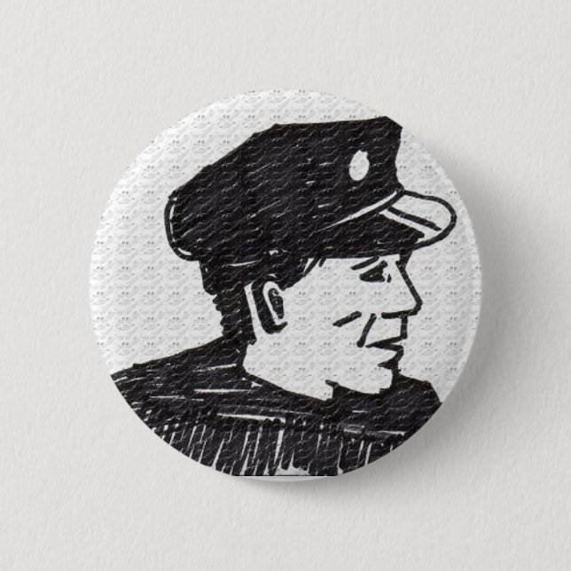conductor 6 cm round badge (Front)