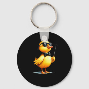 Conductor, Funny Duck Quote  Key Ring