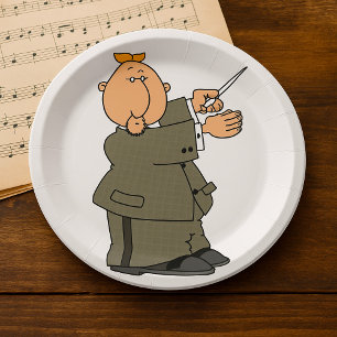 Conductor Paper Plate