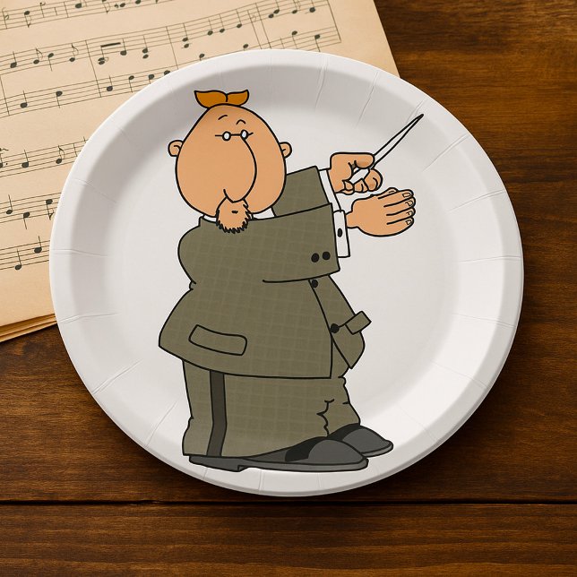 Conductor Paper Plate (Creator Uploaded)