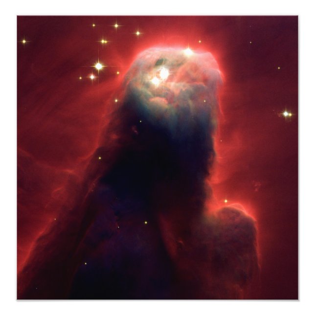 Cone Nebula (Hubble Telescope) Photo Print (Front)