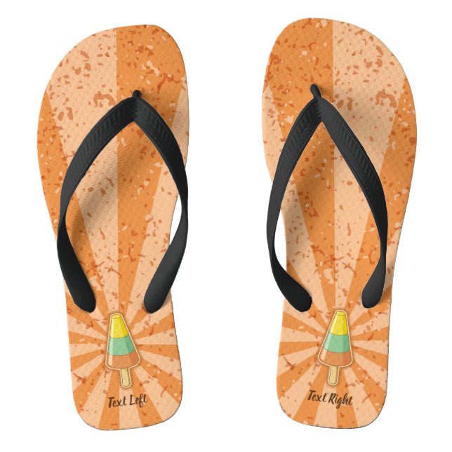 Cone Shaped Sorbet Stick Flip Flops (Footbed)