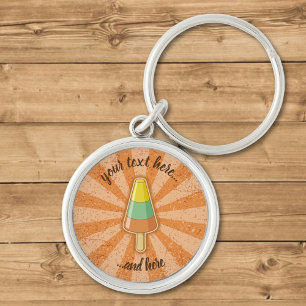 Cone Shaped Sorbet Stick Key Ring