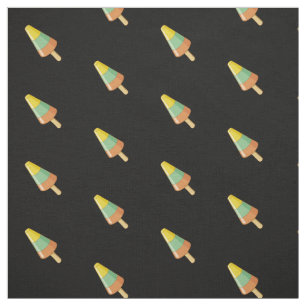 Cone Shaped Sorbet Stick Pattern Fabric