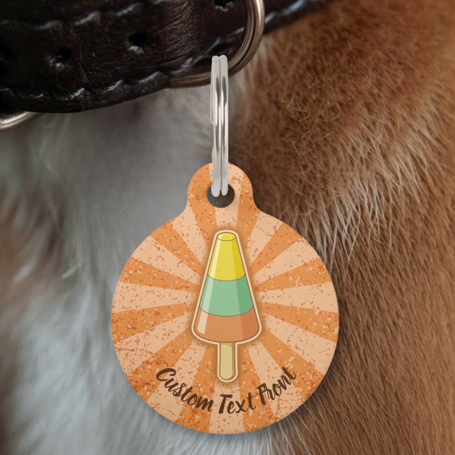 Cone Shaped Sorbet Stick Pet Tag (Creator Uploaded)