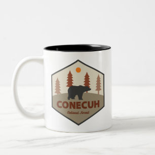 Conecuh National Forest Bear Two-Tone Coffee Mug