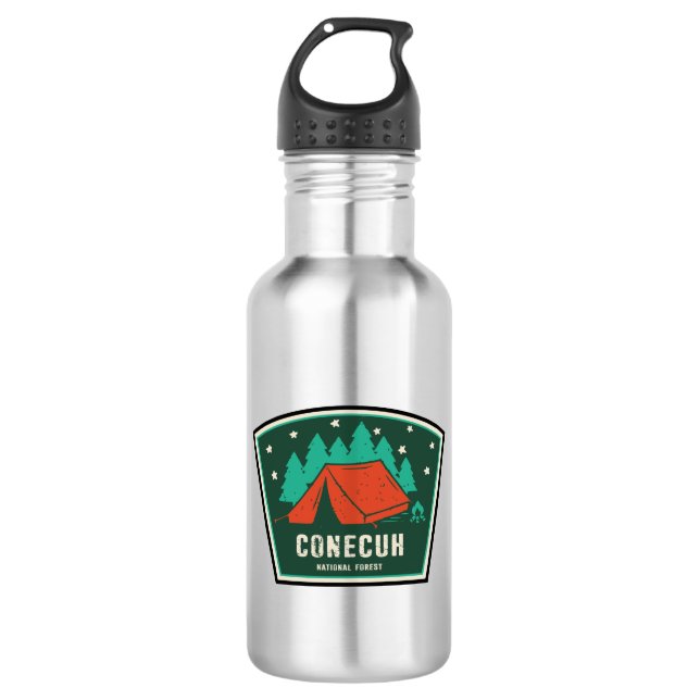 Conecuh National Forest Camping 532 Ml Water Bottle (Front)