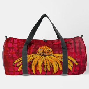 Coneflower Duffle Bag Red