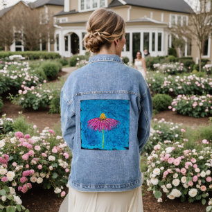 Coneflower jeans jacket