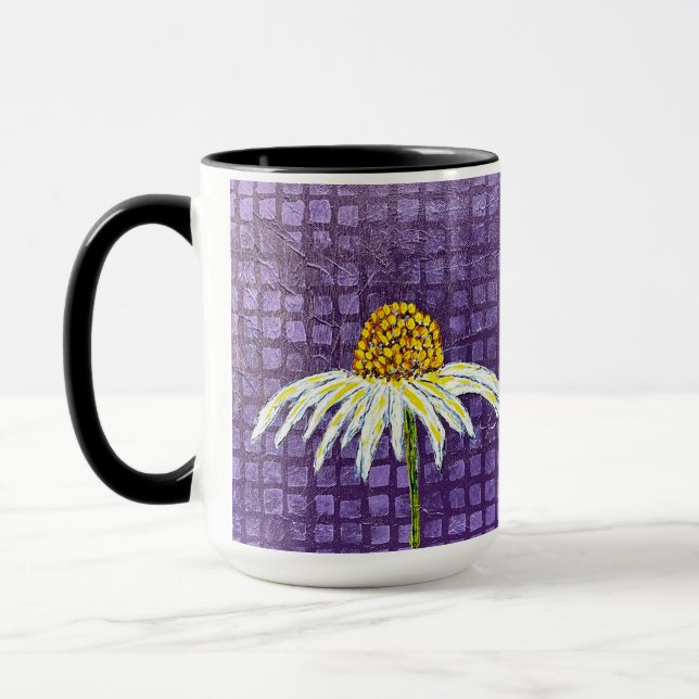 Coneflower purple Mug (Left)