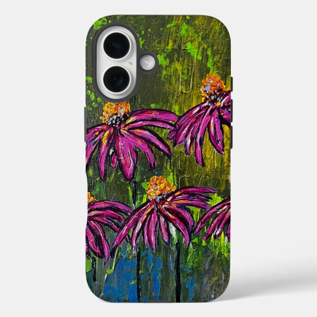 Coneflowers iPhone case (Back)